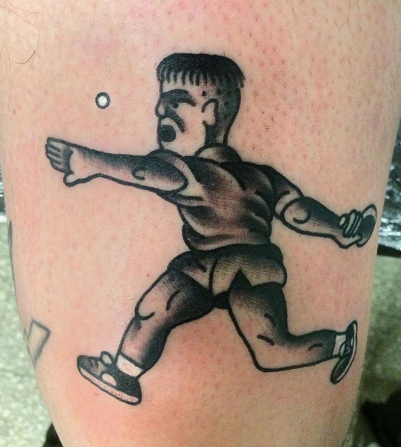 22 Great Pingpong Tattoos to Inspire You