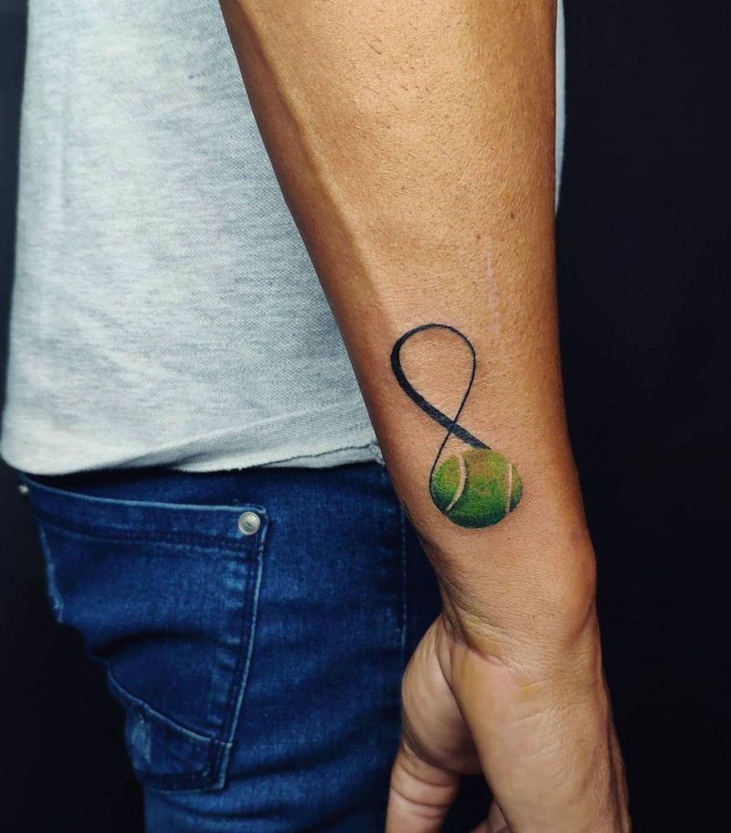 30 Pretty Tennis Tattoos to Inspire You