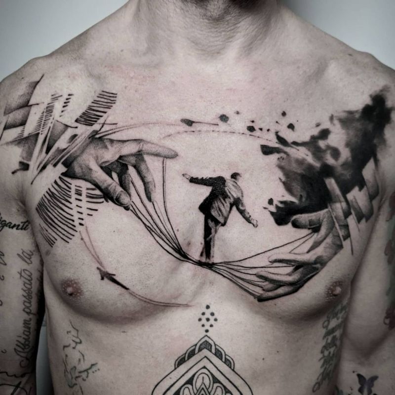 30 Tightrope Walker Tattoos Make You Attractive