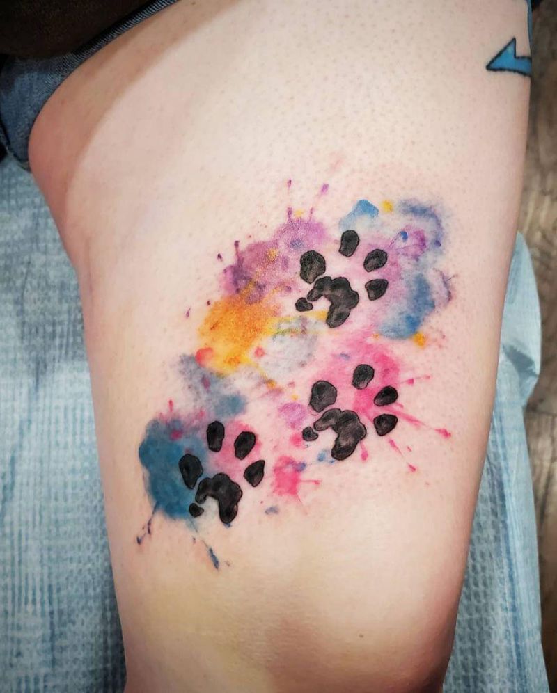 30 Cute Cat Paw Tattoos You Must Love