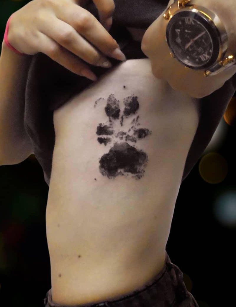 30 Cute Dog Paw Tattoos You Will Love