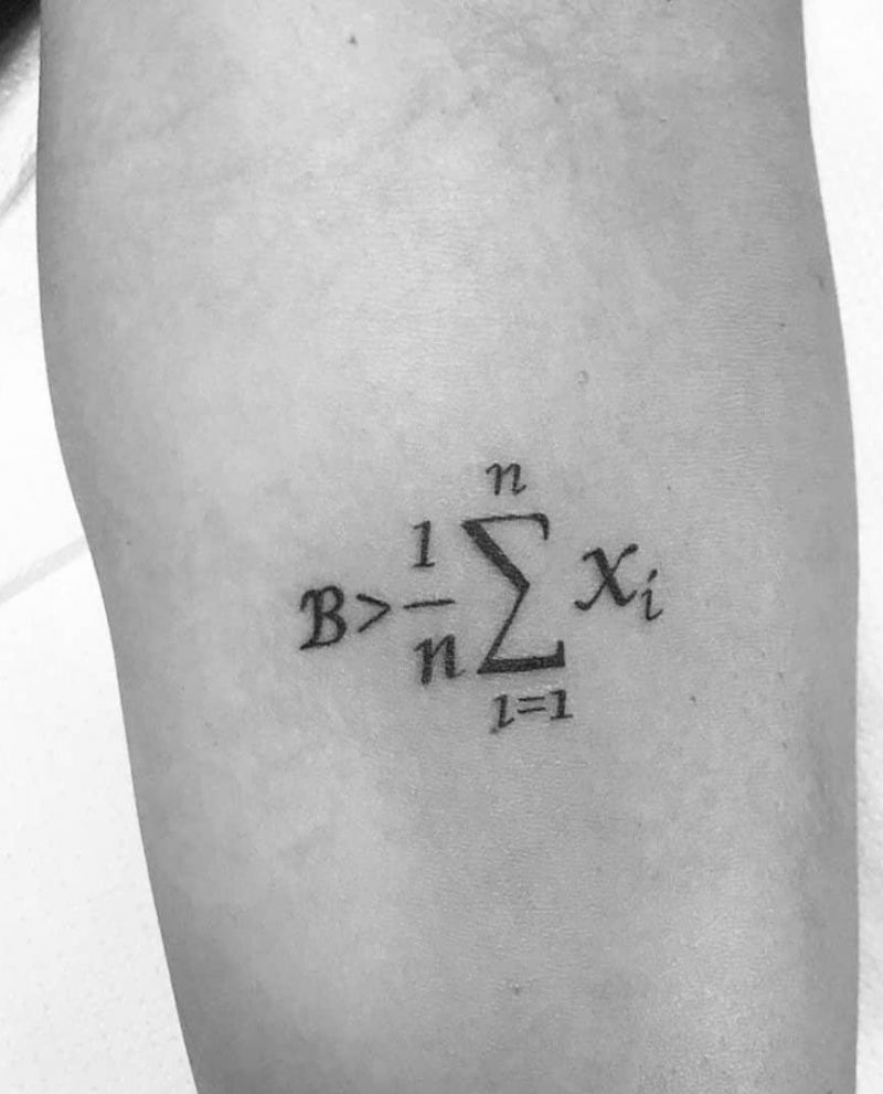 30 Elegant Math Tattoos Make You More Charming