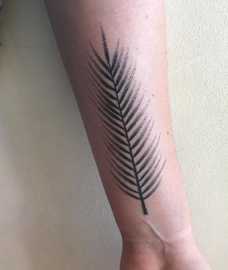 30 Pretty Palm Leaf Tattoos to Inspire You