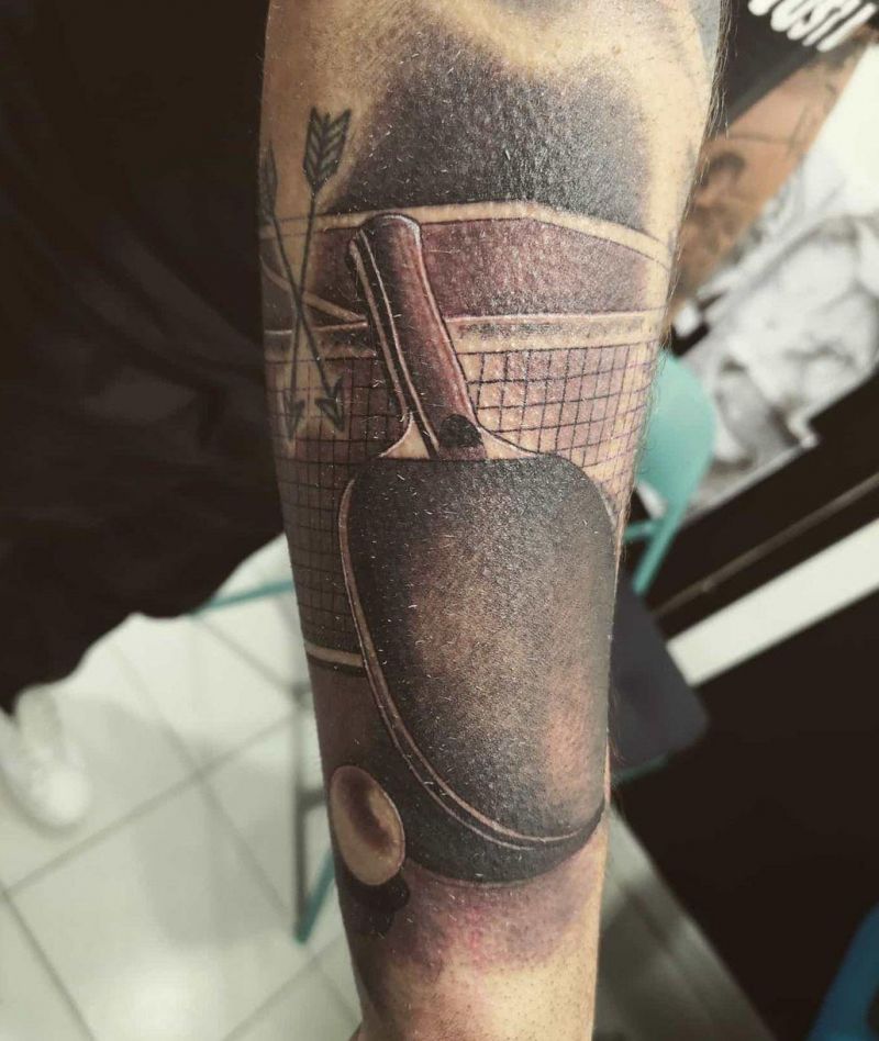 22 Great Pingpong Tattoos to Inspire You