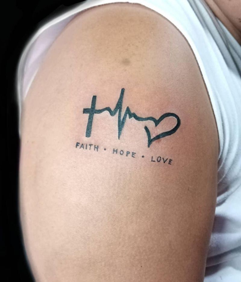 30 Pretty Faith Hope Love Tattoos You Must Try