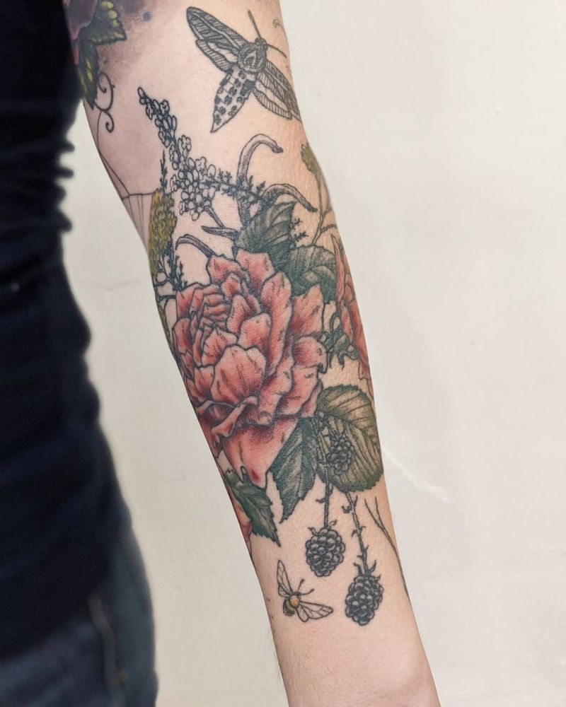 30 Pretty Garden Tattoos You Must Love