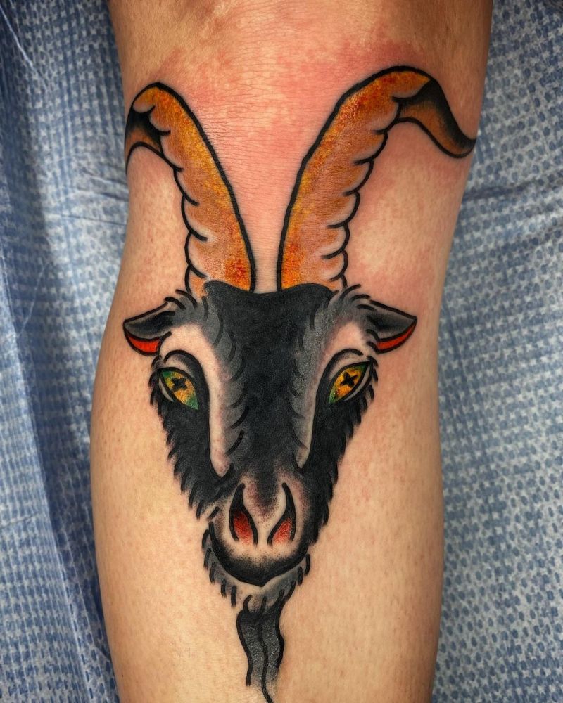 30 Pretty Goat Tattoos to Inspire You