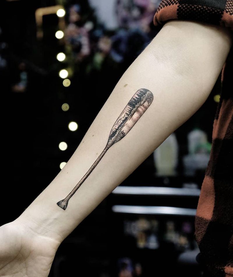 30 Pretty Paddle Tattoos Make You Attractive