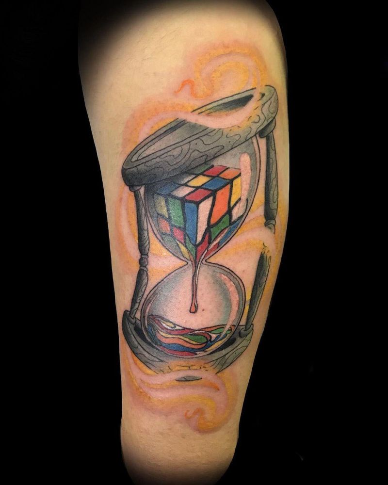 30 Great Rubik's Cube Tattoos You Can Copy