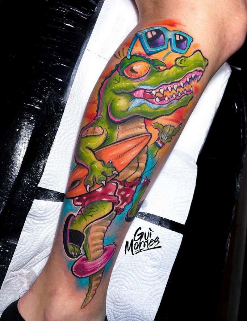 30 Pretty Alligator Tattoos You Must Try