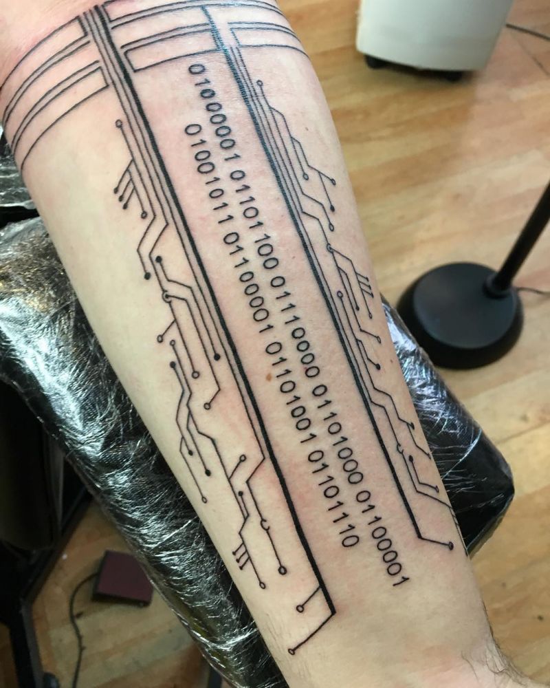 30 Creative Binary Tattoos You Can Copy