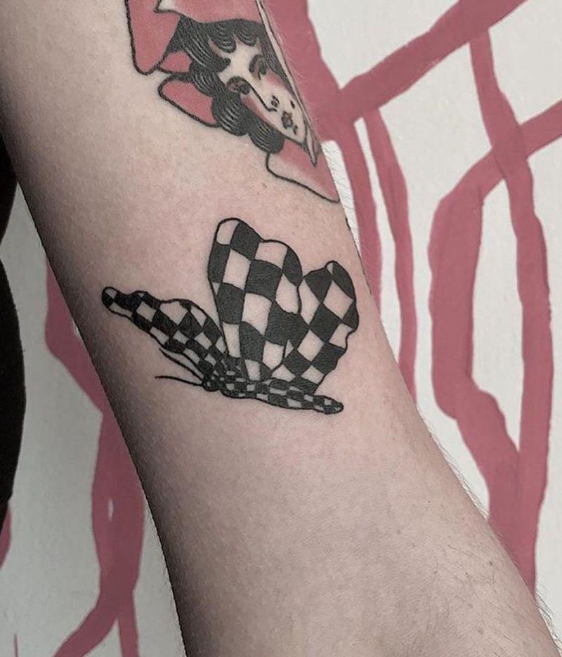 17 Checkered Tattoos Give You Unexpected Feeling