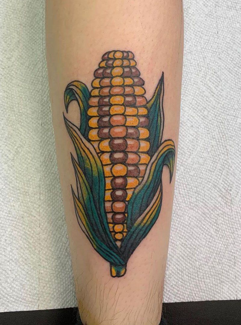 30 Pretty Corn Tattoos You Can Copy