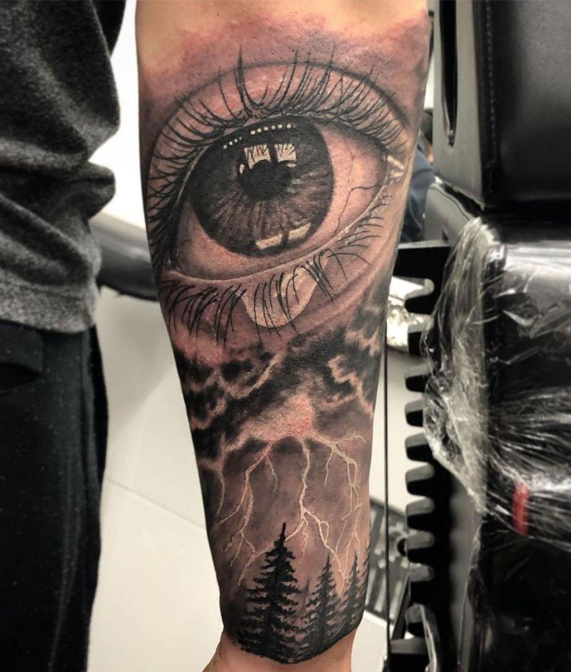 30 Pretty Crying Eye Tattoos Give You Inspiration