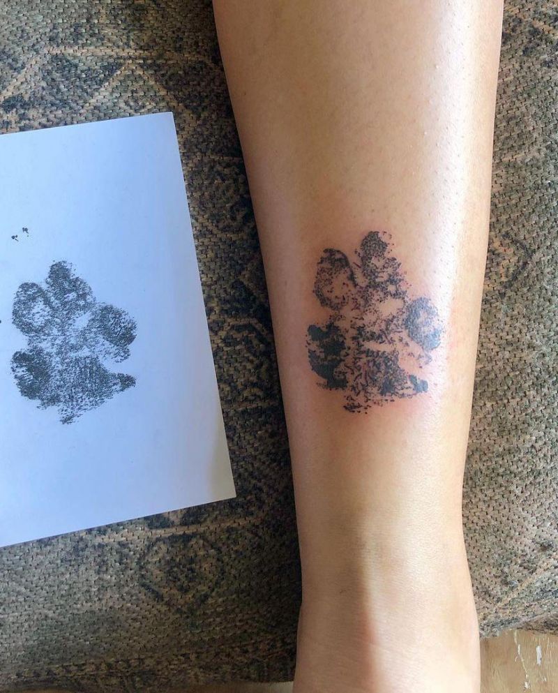 30 Cute Dog Paw Tattoos You Will Love