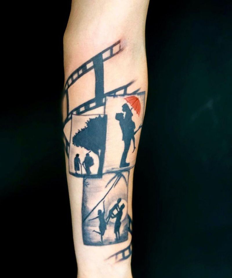 27 Pretty Film Strip Tattoos You Must Love