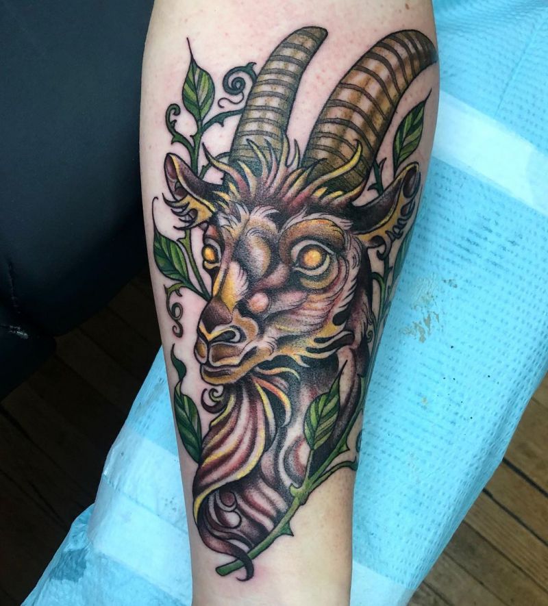 30 Pretty Goat Tattoos to Inspire You