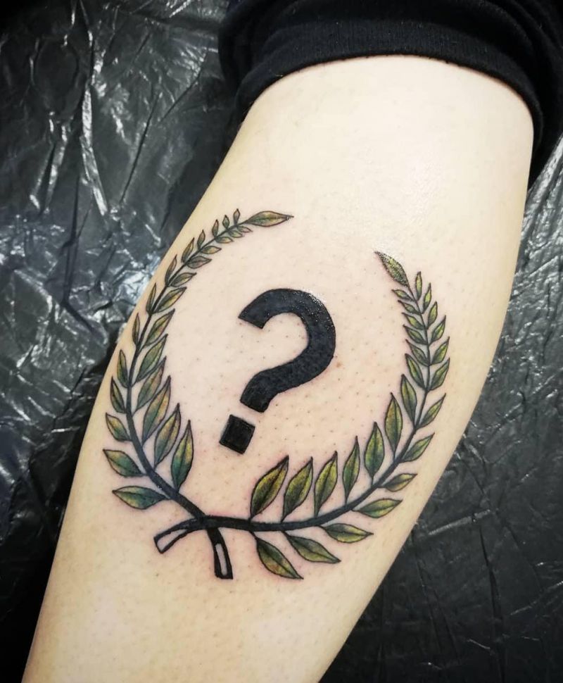 30 Pretty Question Mark Tattoos You Can Copy