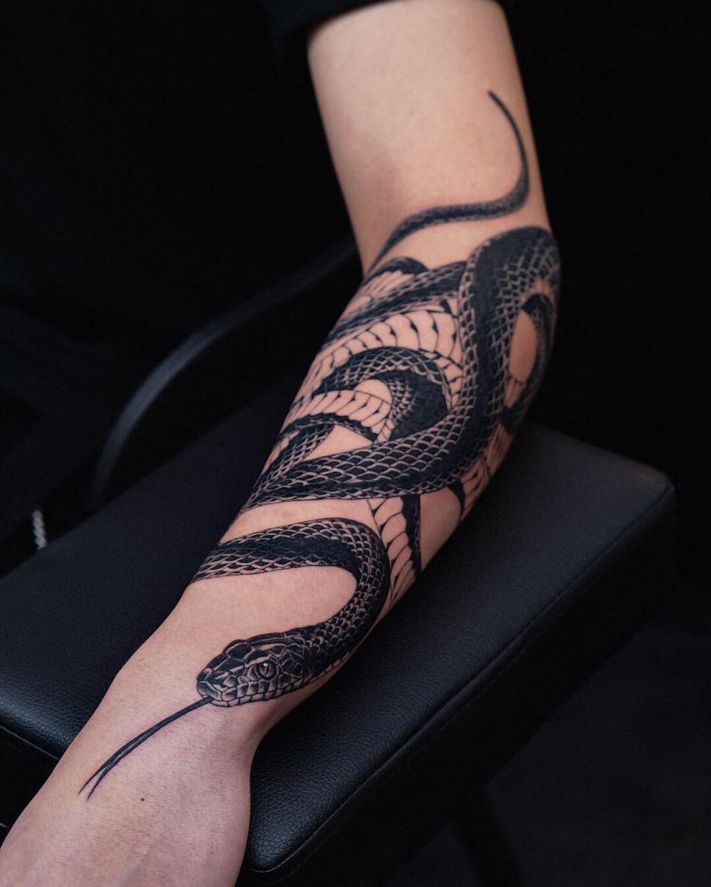 30 Elegant Sleeve Tattoos Make You Charming