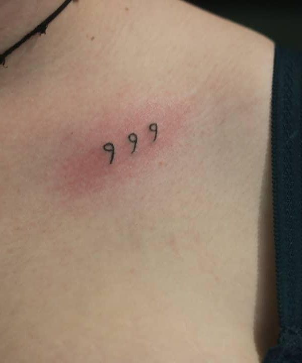 29 Pretty 999 Tattoos to Inspire You