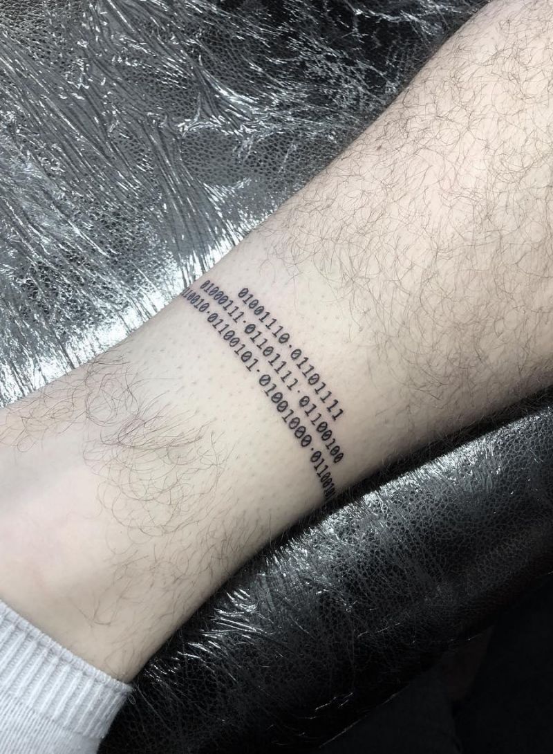 30 Creative Binary Tattoos You Can Copy