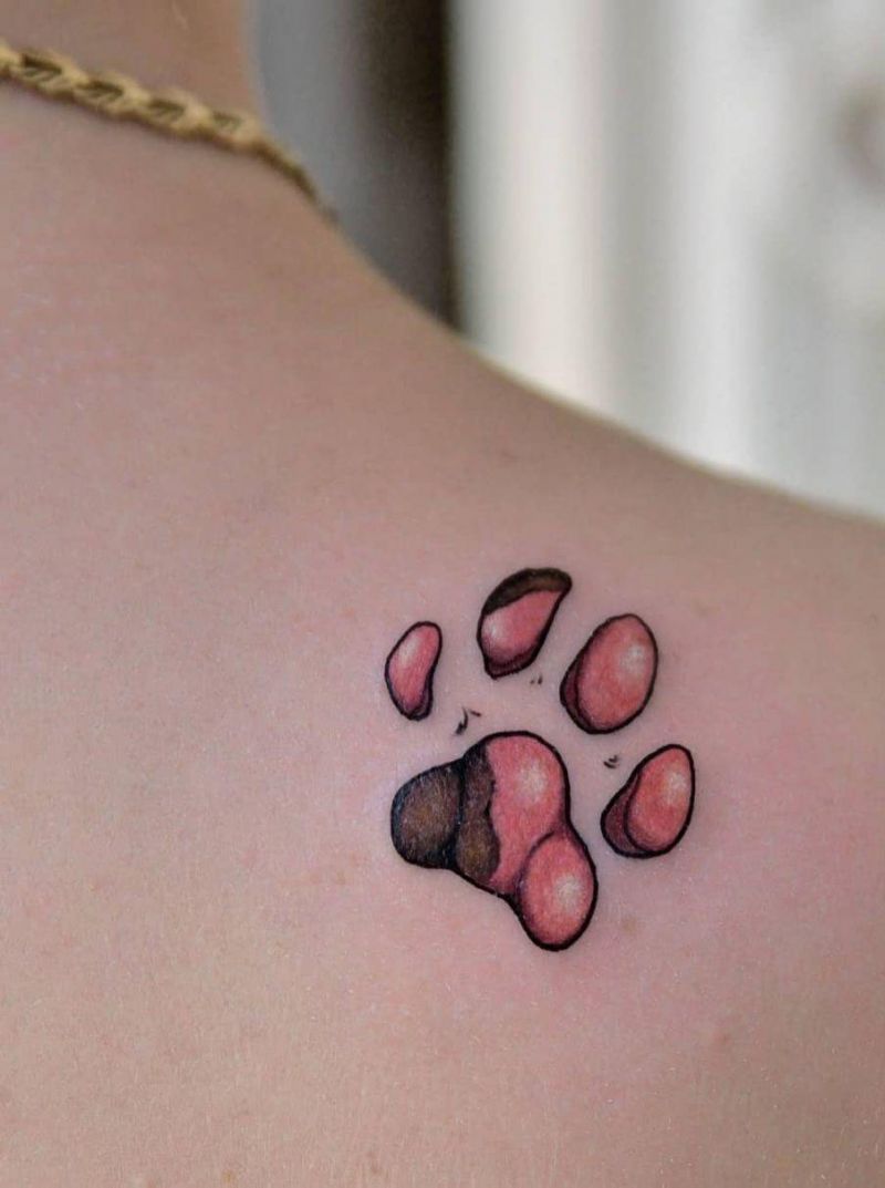 30 Cute Cat Paw Tattoos You Must Love