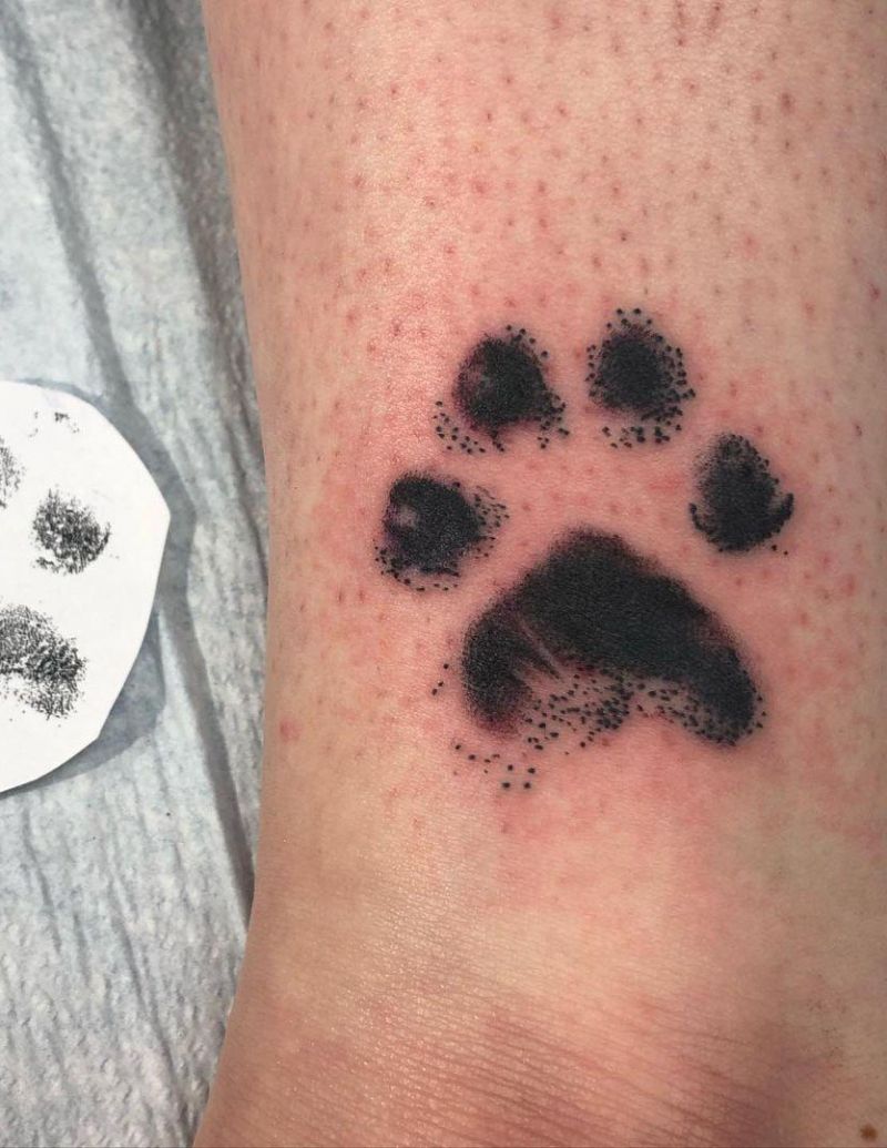 30 Cute Dog Paw Tattoos You Will Love