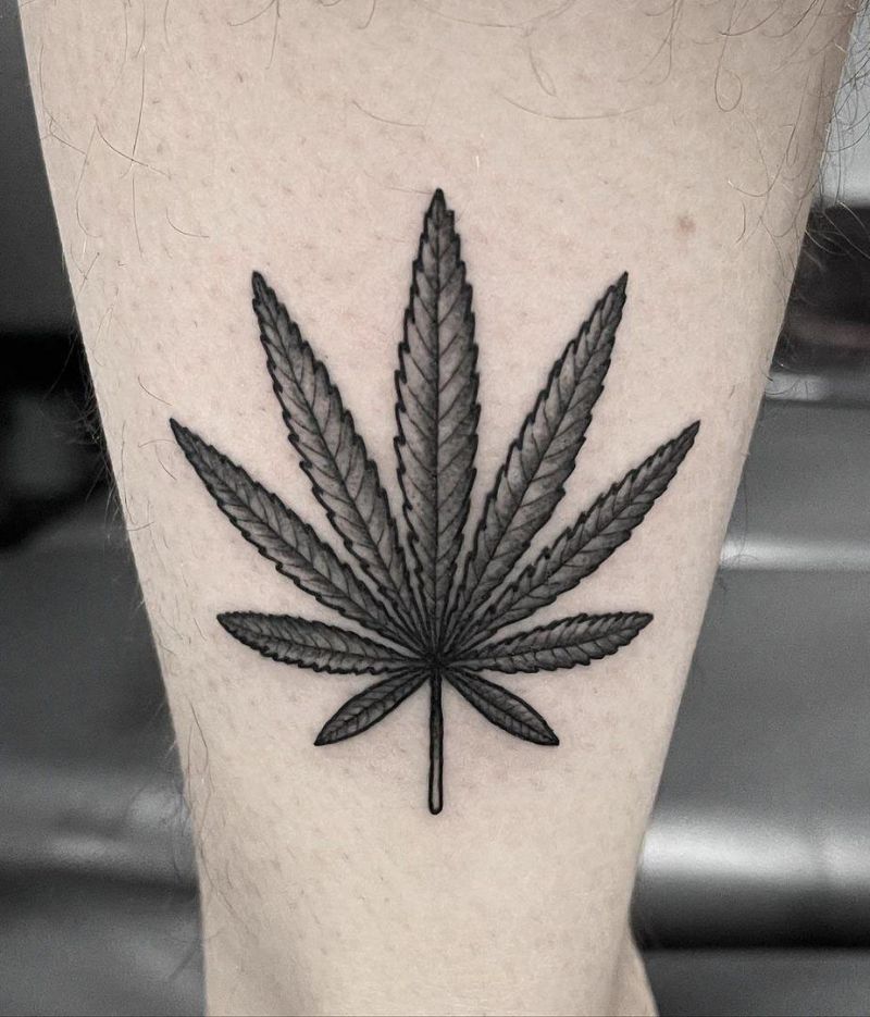 30 Pretty Hemp Tattoos You Must Love