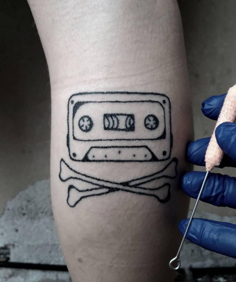 30 Pretty Tape Tattoos You Will Love