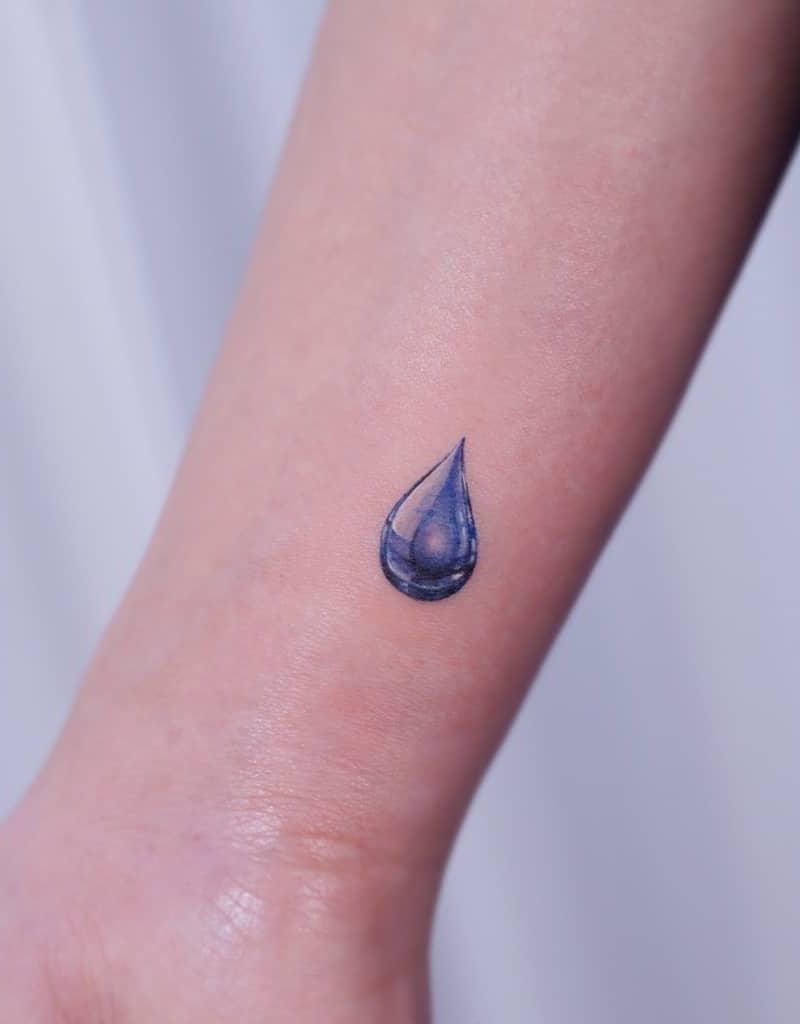 30 Creative Water Drop Tattoos You Must Try