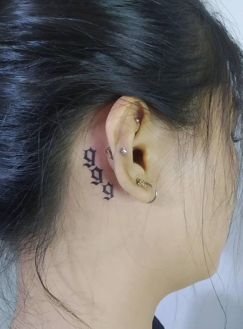 29 Pretty 999 Tattoos to Inspire You