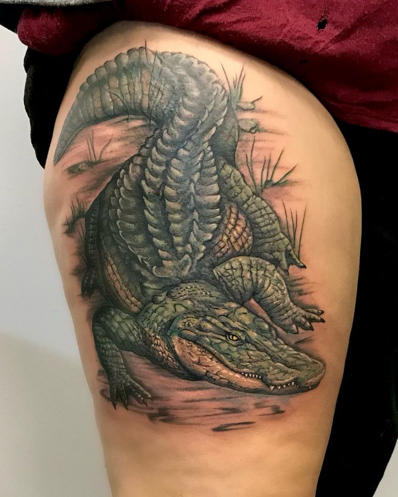 30 Pretty Alligator Tattoos You Must Try