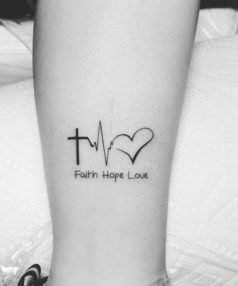 30 Pretty Faith Hope Love Tattoos You Must Try