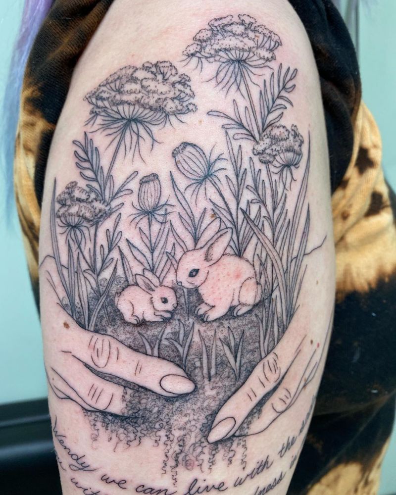 30 Pretty Garden Tattoos You Must Love