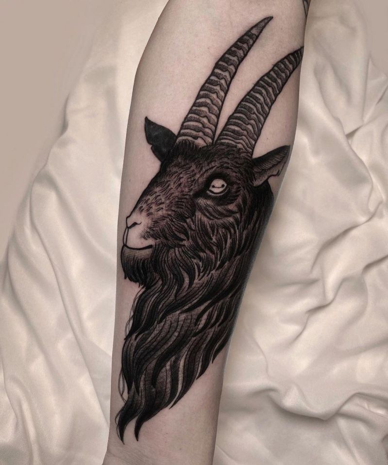 30 Pretty Goat Tattoos to Inspire You