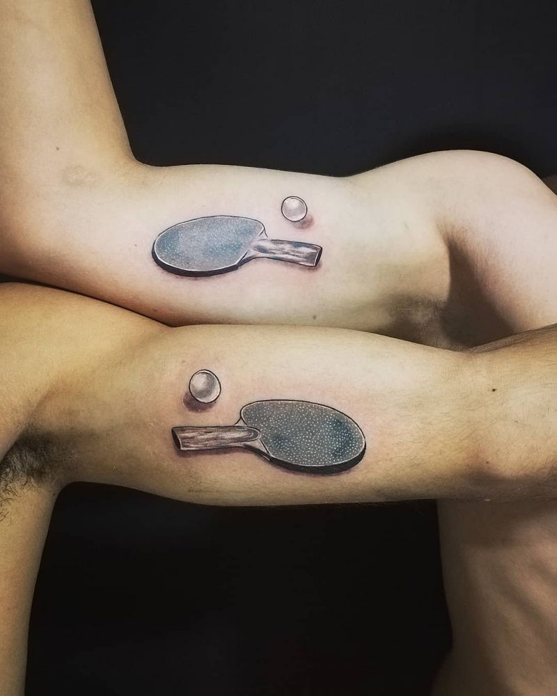 22 Great Pingpong Tattoos to Inspire You