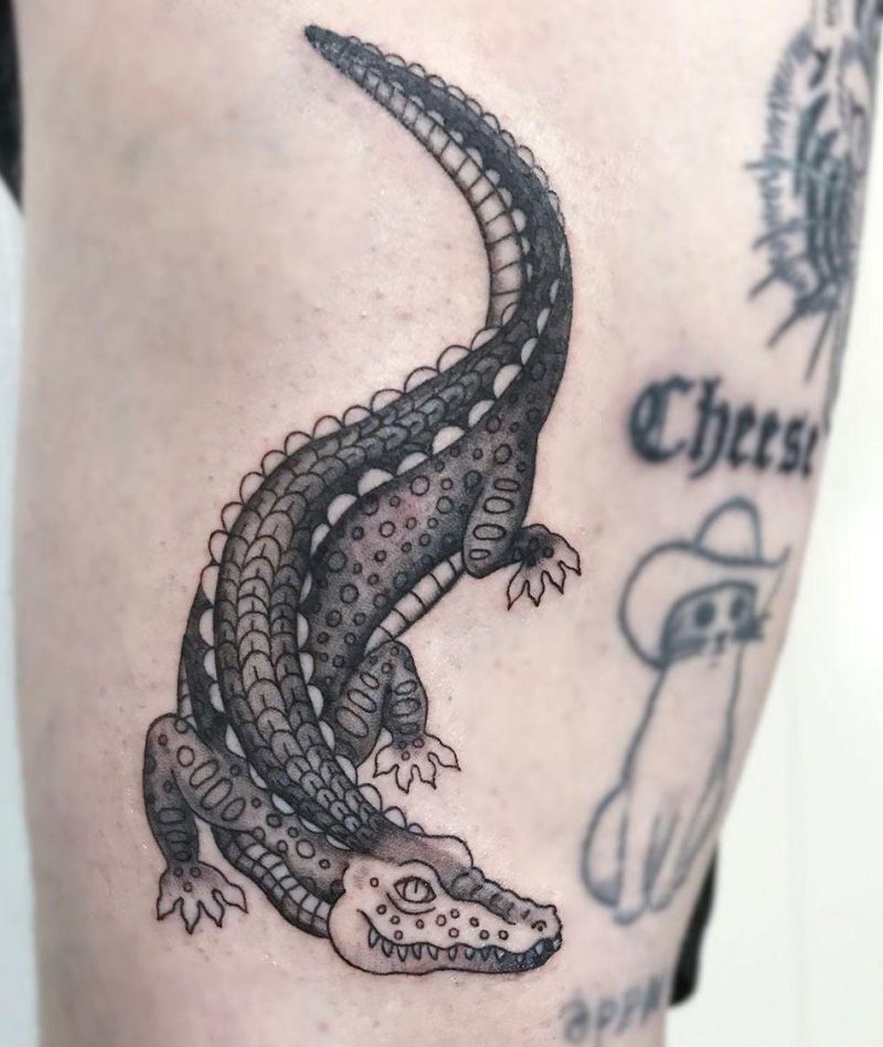 30 Pretty Alligator Tattoos You Must Try