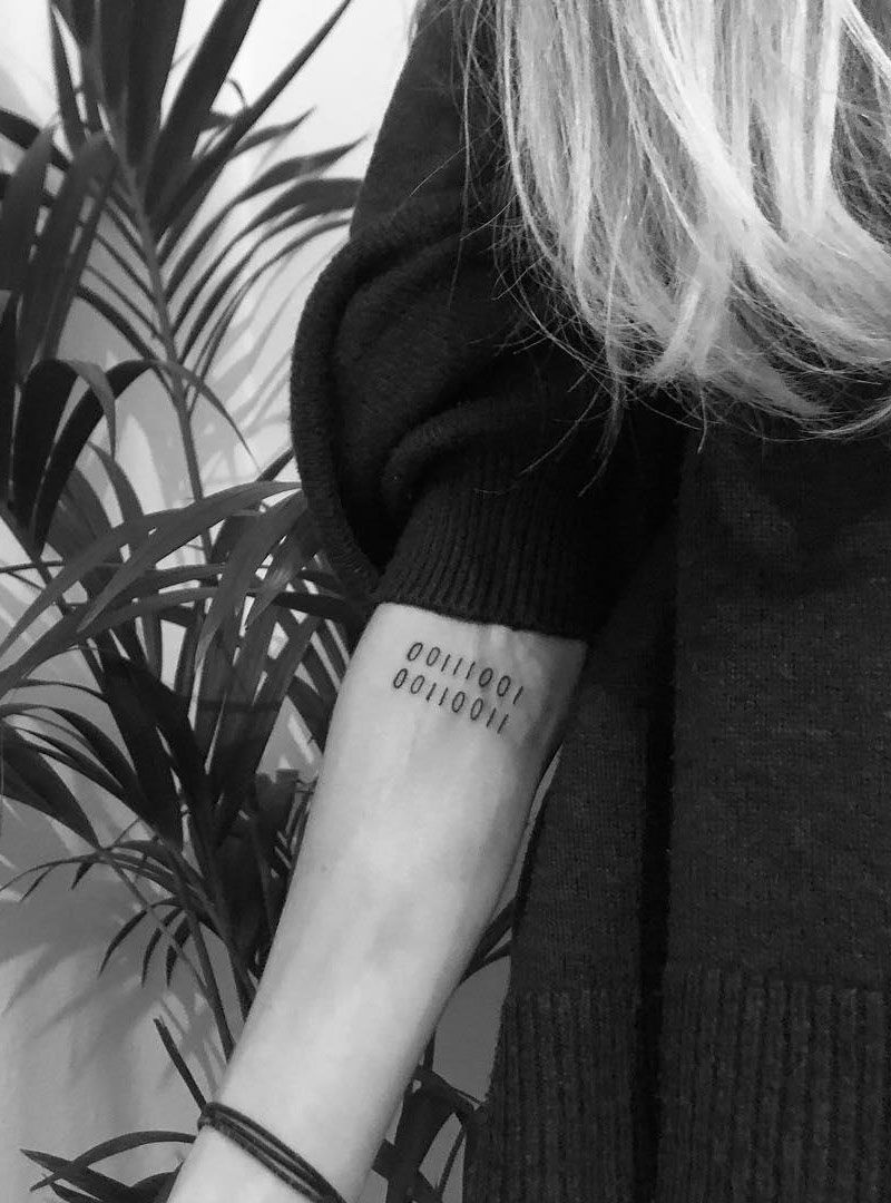 30 Creative Binary Tattoos You Can Copy