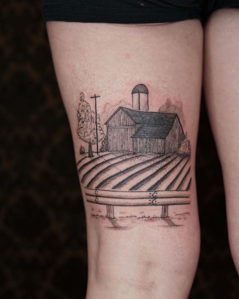 30 Great Farm Tattoos You Can Copy