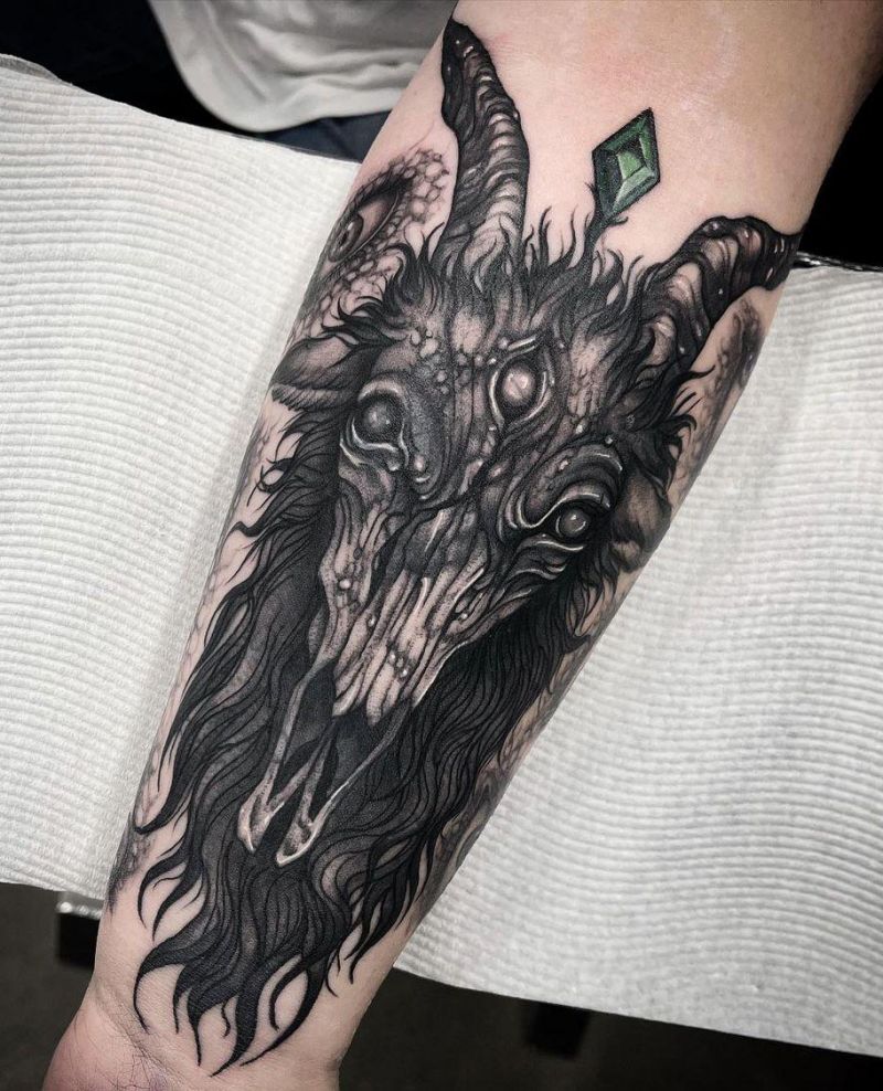 30 Pretty Goat Tattoos to Inspire You