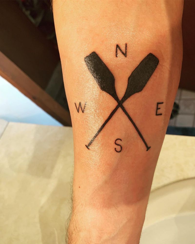 30 Pretty Paddle Tattoos Make You Attractive