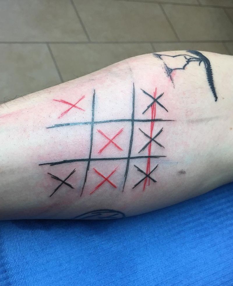 20 Tic Tac Toe Tattoos You Can Copy