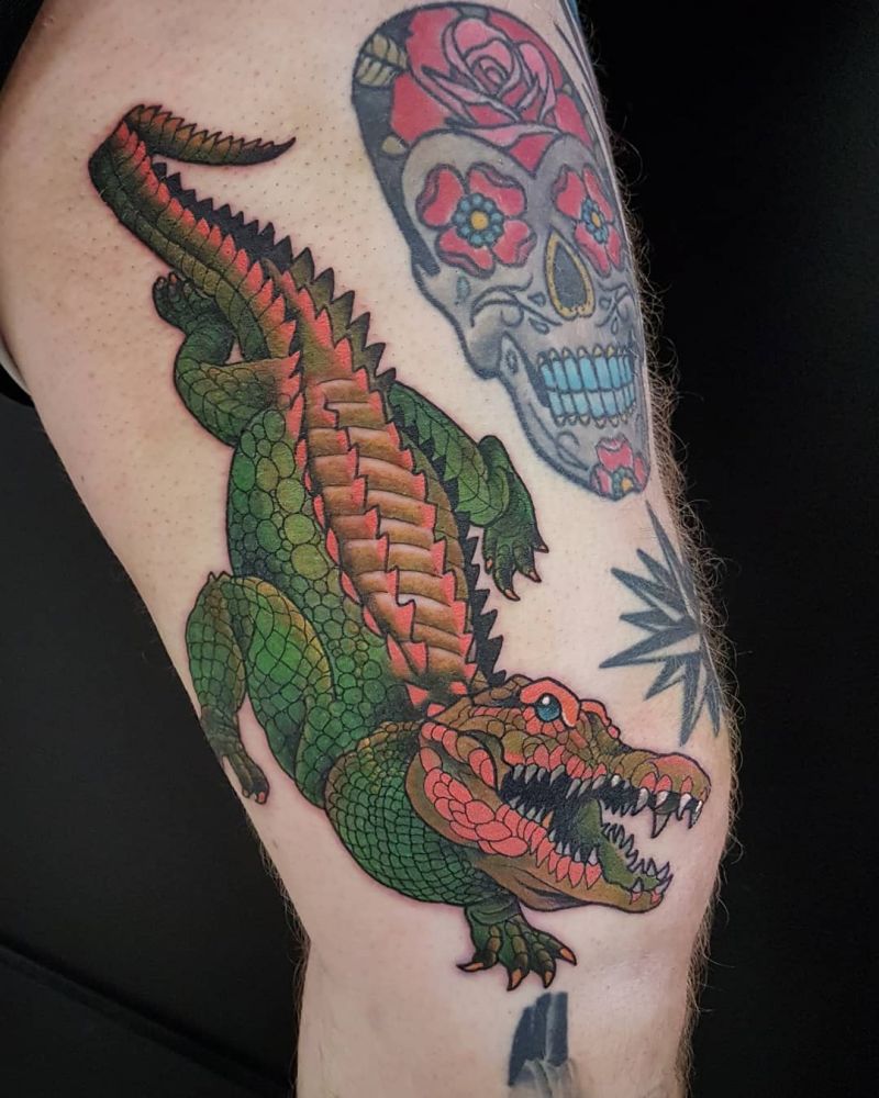 30 Pretty Alligator Tattoos You Must Try