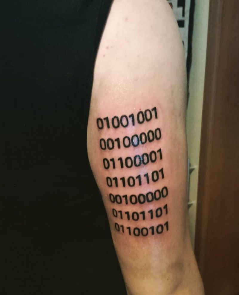 30 Creative Binary Tattoos You Can Copy