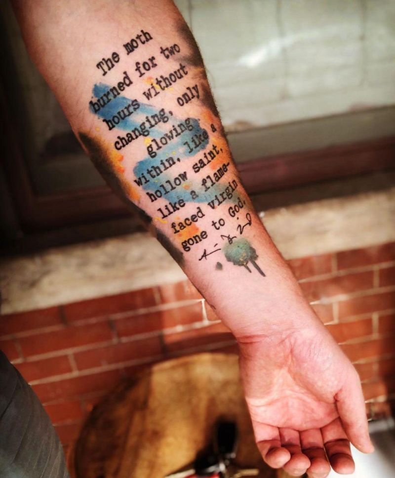 30 Pretty Literary Tattoos You Can Copy