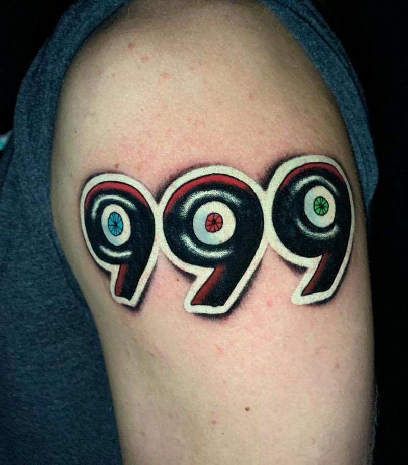 29 Pretty 999 Tattoos to Inspire You