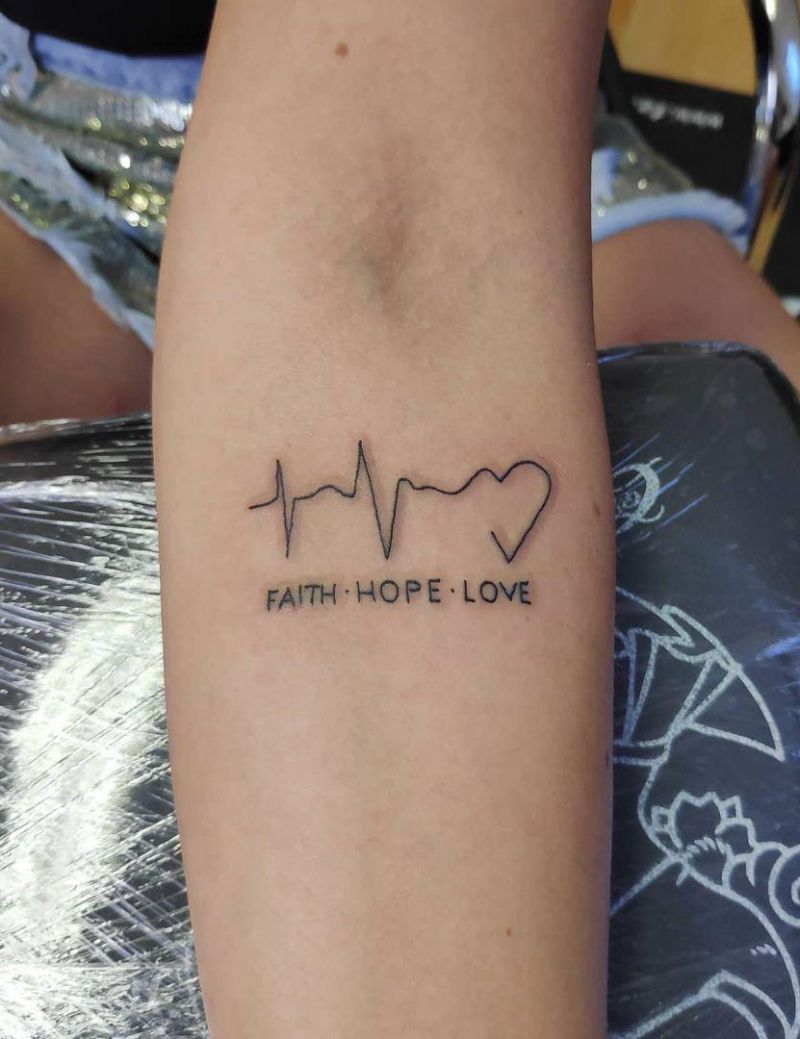 30 Pretty Faith Hope Love Tattoos You Must Try