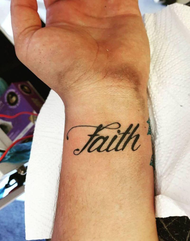 30 Pretty Faith Tattoos You Must Try