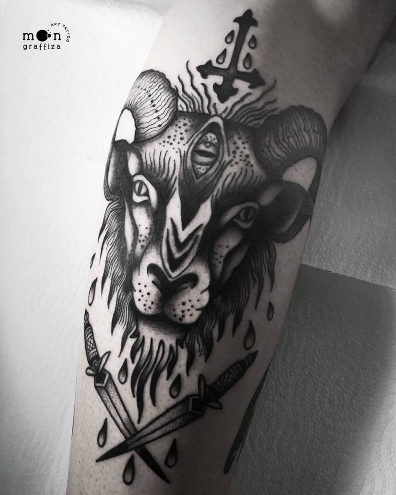 30 Pretty Goat Tattoos to Inspire You