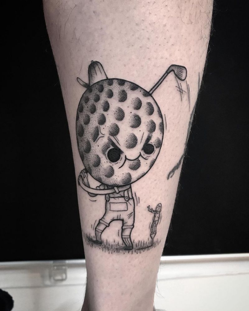 30 Golf Tattoos Remind You to Enjoy Life